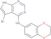 5-Bromo-N-(2,3-dihydro-1,4-benzodioxin-6-yl)-7H-pyrrolo[2,3-d]pyrimidin-4-amine