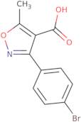 3-(4-Bromophenyl)-5-methylisoxazole-4-carboxylic acid