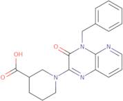 1-(4-Benzyl-3-oxo-3,4-dihydropyrido[2,3-b]pyrazin-2-yl)piperidine-3-carboxylic acid