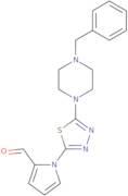 1-[5-(4-Benzylpiperazin-1-yl)-1,3,4-thiadiazol-2-yl]-1H-pyrrole-2-carbaldehyde