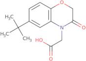 (6-tert-Butyl-3-oxo-2,3-dihydro-4H-1,4-benzoxazin-4-yl)acetic acid