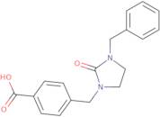 4-[(3-Benzyl-2-oxoimidazolidin-1-yl)methyl]benzoic acid