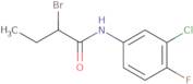 2-Bromo-N-(3-chloro-4-fluorophenyl)butanamide