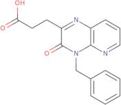 3-(4-Benzyl-3-oxo-3,4-dihydropyrido[2,3-b]pyrazin-2-yl)propanoic acid