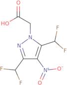 [3,5-Bis(difluoromethyl)-4-nitro-1H-pyrazol-1-yl]acetic acid