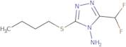 3-(Butylthio)-5-(difluoromethyl)-4H-1,2,4-triazol-4-amine