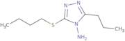 3-(Butylthio)-5-propyl-4H-1,2,4-triazol-4-amine