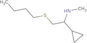 [2-(Butylthio)-1-cyclopropylethyl]methylamine