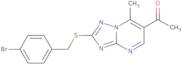 1-{2-[(4-Bromobenzyl)thio]-7-methyl[1,2,4]triazolo[1,5-a]pyrimidin-6-yl}ethanone