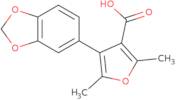 4-(1,3-Benzodioxol-5-yl)-2,5-dimethyl-3-furoic acid