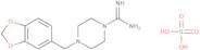 4-(1,3-Benzodioxol-5-ylmethyl)piperazine-1-carboximidamide sulfate