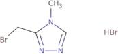 3-(Bromomethyl)-4-methyl-4H-1,2,4-triazole hydrobromide