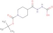 2-{[1-(tert-Butoxycarbonyl)piperidin-4-yl]carbonyl}hydrazinecarboxylic acid