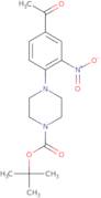 tert-Butyl 4-(4-acetyl-2-nitrophenyl)piperazine-1-carboxylate