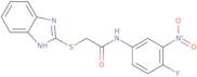 2-(1H-Benzimidazol-2-ylthio)-N-(4-fluoro-3-nitrophenyl)acetamide