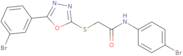 N-(4-Bromophenyl)-2-{[5-(3-bromophenyl)-1,3,4-oxadiazol-2-yl]thio}acetamide