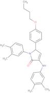 5-(4-Butoxyphenyl)-1-(3,4-dimethylphenyl)-3-[(3,4-dimethylphenyl)amino]-1,5-dihydro-2H-pyrrol-2-one