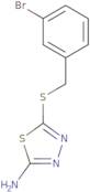 5-[(3-Bromobenzyl)thio]-1,3,4-thiadiazol-2-amine