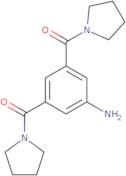 [3,5-Bis(pyrrolidin-1-ylcarbonyl)phenyl]amine