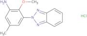 [3-(2H-1,2,3-Benzotriazol-2-yl)-2-methoxy-5-methylphenyl]amine hydrochloride