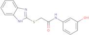 2-(1H-Benzimidazol-2-ylthio)-N-(3-hydroxyphenyl)acetamide