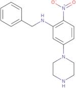 N-Benzyl-2-nitro-5-piperazin-1-ylaniline