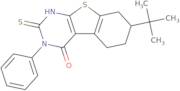 7-tert-Butyl-2-mercapto-3-phenyl-5,6,7,8-tetrahydro[1]benzothieno[2,3-d]pyrimidin-4(3H)-one