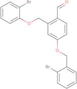 4-[(2-Bromobenzyl)oxy]-2-[(2-bromophenoxy)methyl]benzaldehyde