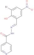 N'-[(1E)-(3-Bromo-2-hydroxy-5-nitrophenyl)methylene]isonicotinohydrazide