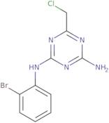 N-(2-Bromophenyl)-6-(chloromethyl)-1,3,5-triazine-2,4-diamine