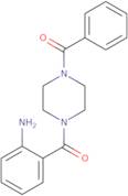 {2-[(4-Benzoylpiperazin-1-yl)carbonyl]phenyl}amine