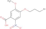 4-(3-Bromopropoxy)-5-methoxy-2-nitrobenzoic acid