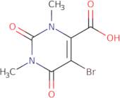 5-Bromo-1,3-dimethyl-2,6-dioxo-1,2,3,6-tetrahydropyrimidine-4-carboxylic acid