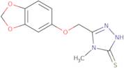 5-[(1,3-Benzodioxol-5-yloxy)methyl]-4-methyl-4H-1,2,4-triazole-3-thiol