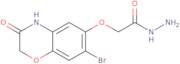 2-[(7-Bromo-3-oxo-3,4-dihydro-2H-1,4-benzoxazin-6-yl)oxy]acetohydrazide