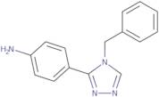 [4-(4-Benzyl-4H-1,2,4-triazol-3-yl)phenyl]amine