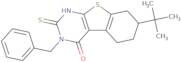 3-Benzyl-7-tert-butyl-2-mercapto-5,6,7,8-tetrahydro[1]benzothieno[2,3-d]pyrimidin-4(3H)-one