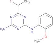6-(1-Bromoethyl)-N-(2-methoxyphenyl)-1,3,5-triazine-2,4-diamine