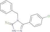 4-Benzyl-5-(4-chlorophenyl)-4H-1,2,4-triazole-3-thiol