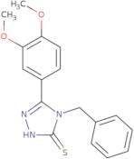 4-Benzyl-5-(3,4-dimethoxyphenyl)-4H-1,2,4-triazole-3-thiol