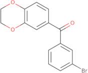 (3-Bromophenyl)(2,3-dihydro-1,4-benzodioxin-6-yl)methanone
