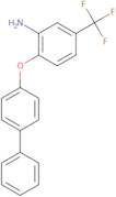 [2-(Biphenyl-4-yloxy)-5-(trifluoromethyl)phenyl]amine hydrochloride