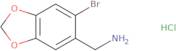 [(6-Bromo-1,3-benzodioxol-5-yl)methyl]amine hydrochloride