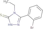 5-(2-Bromophenyl)-4-ethyl-4H-1,2,4-triazole-3-thiol