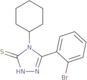 5-(2-Bromophenyl)-4-cyclohexyl-4H-1,2,4-triazole-3-thiol