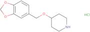 4-(1,3-Benzodioxol-5-ylmethoxy)piperidine hydrochloride