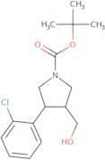 tert-Butyl 3-(2-chlorophenyl)-4-(hydroxymethyl)pyrrolidine-1-carboxylate