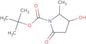 tert-Butyl 3-hydroxy-2-methyl-5-oxopyrrolidine-1-carboxylate