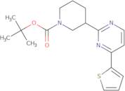 tert-Butyl 3-[4-(2-thienyl)pyrimidin-2-yl]piperidine-1-carboxylate