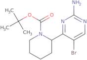 tert-Butyl 2-(2-amino-5-bromopyrimidin-4-yl)piperidine-1-carboxylate